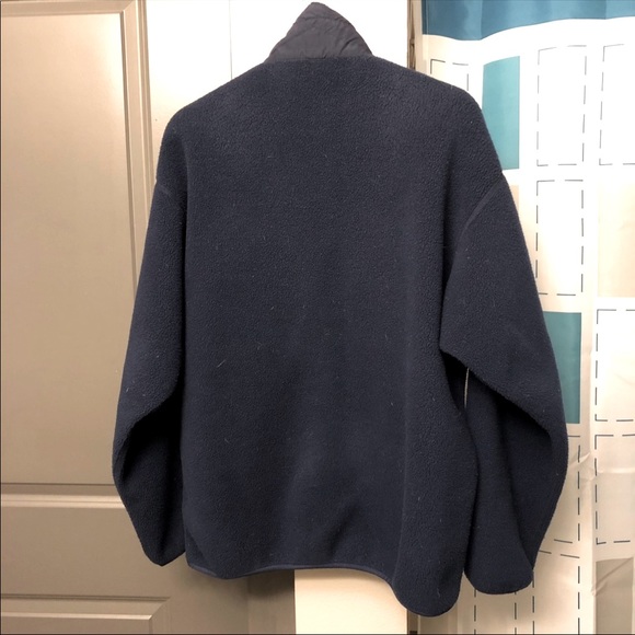 Size Large - Vintage 2000’s Patagonia Navy Synchilla Full Zip Fleece Pile Jacket - Picture 2 of 7